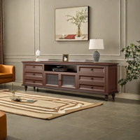 Vintage Handle TV Cabinet with Large Storage Space by Orxva Galaxy