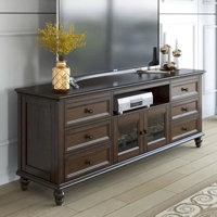 Vintage Handle TV Cabinet with Large Storage Space by Orxva Galaxy