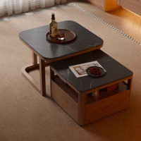Modern simple solid wood coffee table by Orxva Galaxy