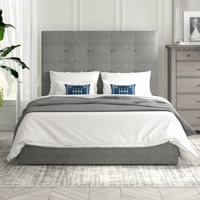 Dezyah Tufted Upholstered Low Profile Standard Bed by Latitude Run