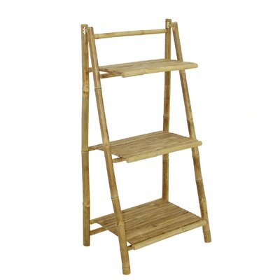 Lapta 42.9" H x 20.8" W Wood Ladder Bookcase by Bay Isle Home