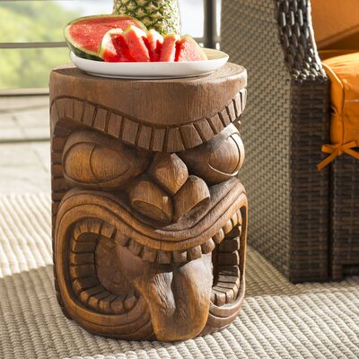 Siebert Resin Side Table by Bay Isle Home