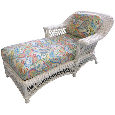 Rosado Chaise Lounge with Cushion by Bay Isle Home