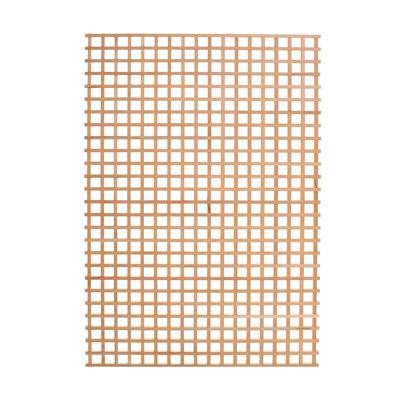 24 in x 35-3/4 in x 3/8 in Unfinished Square Solid North American Lattice Panel Insert by Bay Isle Home