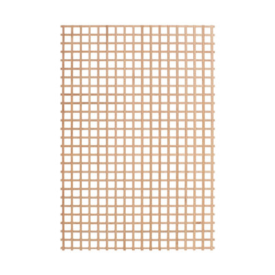 24 in x 35-3/4 in x 3/8 in Unfinished Square Solid North American Lattice Panel Insert by Bay Isle Home