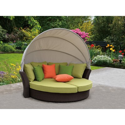 Linton Modern Outdoor Expandable Oval Daybed by Brayden Studio