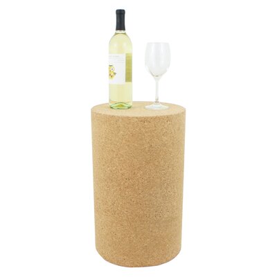 Sankey Cork Accent Stool by Brayden Studio