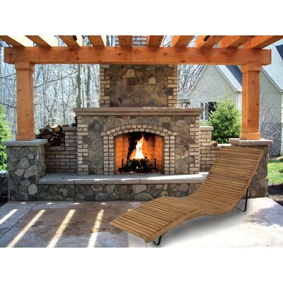 Tricia Teak Chaise Lounge