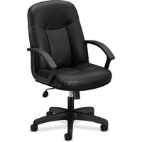 Mobile Nesting Ergonomic Genuine Leather Executive Chair by HON