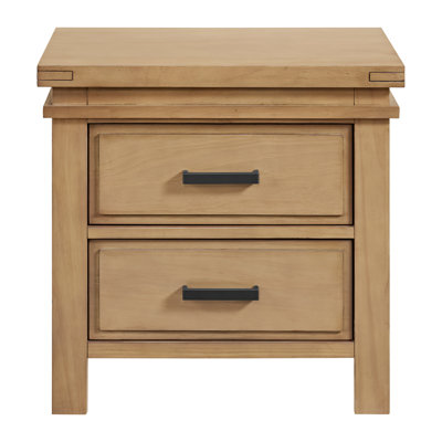 SOHO BABY Mystic 2-Drawer Nightstand - Honey Wood by Soho Baby