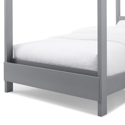 Twin Solid Wood Platform Standard Bed with Shelves by Delta Children by Delta Children