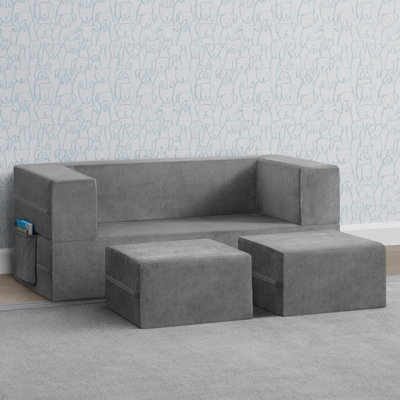 Kids Foam and Ottoman by Delta Children