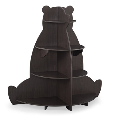 Delta Children Bear Bookcase - Greenguard Gold Certified, Crafted Walnut by Delta Children