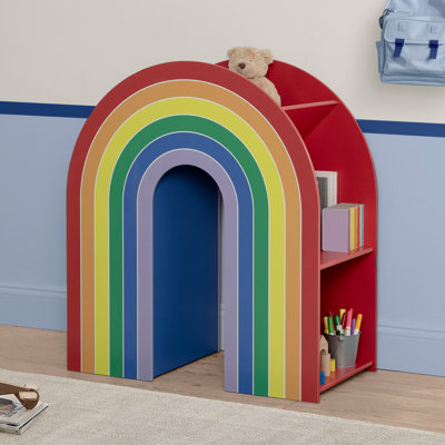 Delta Children Rainbow Bookcase – Greenguard Gold Certified, Multi by Delta Children