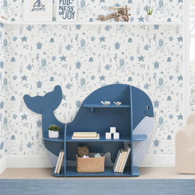 Whale Bookcase - Greenguard Gold Certified by Delta Children