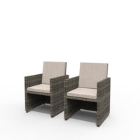 Theone 2Pieces Dining Chairs With Cushions by Orren Ellis