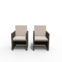 Theone 2Pieces Dining Chairs With Cushions by Orren Ellis