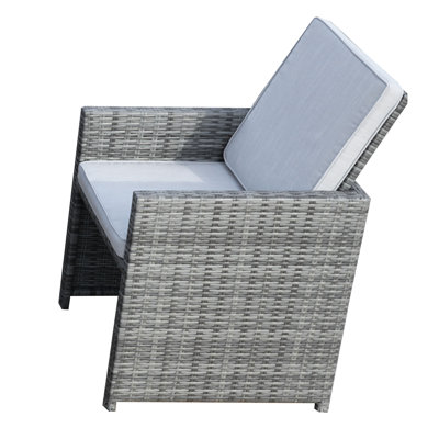 Guynn Patio 2 Dining Chairs With Cushions by Direct Wicker