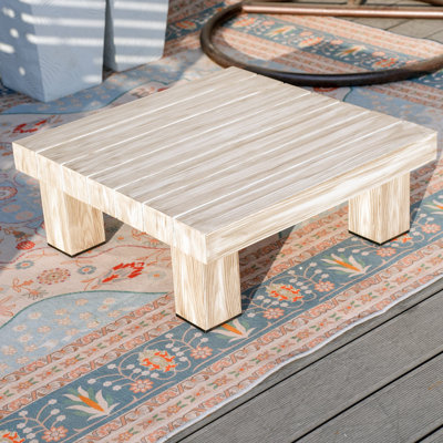 Shenia Outdoor Patio Rectangular Coffee Table by Direct Wicker