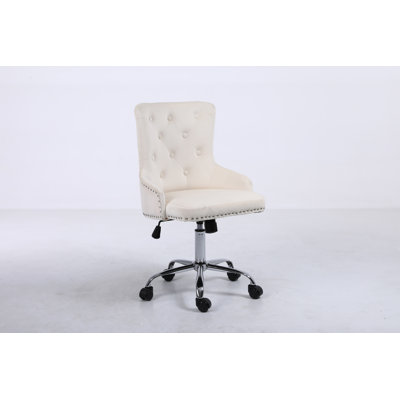 Kassandra Velvet Task Chair by NY Diamond import