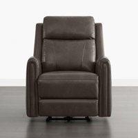 Zero Wall Vegan Leather Power Recliner by Latitude Run