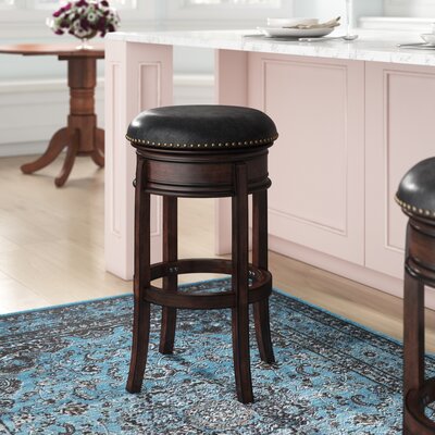 Kingsford Bar & Counter Swivel Stool by Charlton Home