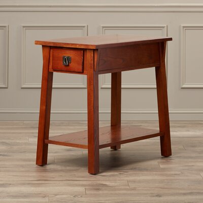 Mission Solid Wood Side Table by Charlton Home