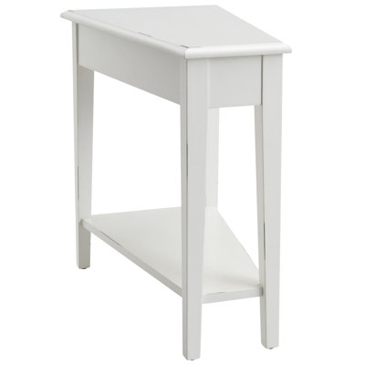 Solid Wood Recliner Wedge Table by Charlton Home