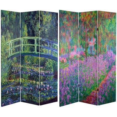 Columbard 48" W x 72" H 3- Panel Folding Room Divider