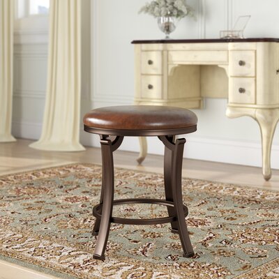 Staten Metal Vanity Stool by Charlton Home