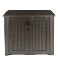 CG INTERNATIONAL TRADING 123 Gallon Water Resistant Lockable Deck Box in Brown by CG INTERNATIONAL TRADING