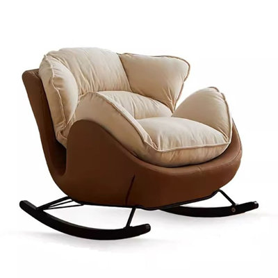 Single Rocking Chair Casual Retro Rocking Chair by ChairVogue