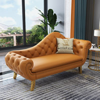 Light Luxury Creative Simple Elegant Chaise Longue Faux Leather Chaise Lounge by ChairVogue