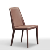 Leather Side Chair by Eclat
