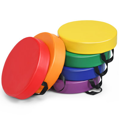 Round Toddler Foam Seat Kids Floor Cushion by Gymax