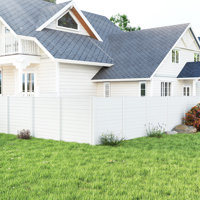 PVC Privacy Fence Panel by Gymax