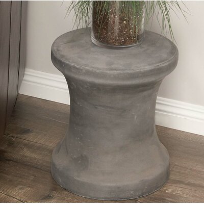 Hisle Fiberclay Outdoor Accent Table 14" x 14" x 16"