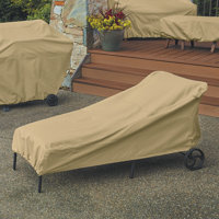 Rectangular Patio Table Cover in Sand by Classic Accessories