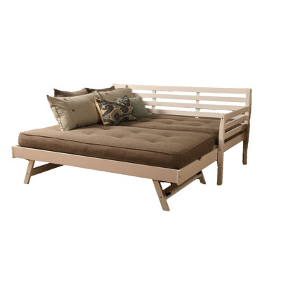 Alhamdi Boho Daybed and Pop-Up Bed with Mattresses by Lark Manor