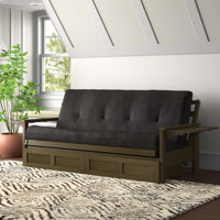 Anders 79" Wide Convertible Sofa Frame with Storage, Mattress Not Included by Laurel Foundry Modern Farmhouse