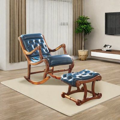 Quality solid oak rocking chair