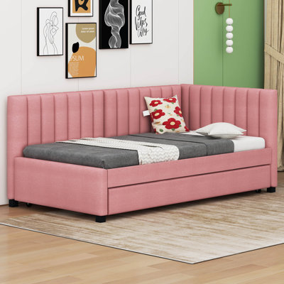 Upholstered Twin Size Daybed with Trundle by Cosmic