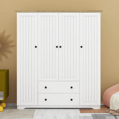 4 Door Wardrobe With 2 Drawers by Cosmic