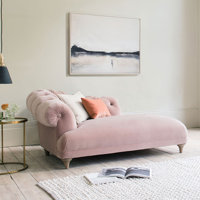 Pink Elegant Fashion Sofa Casual Chaise Longue Upholstered Chaise Lounge by Comfort Zone Furniture.e
