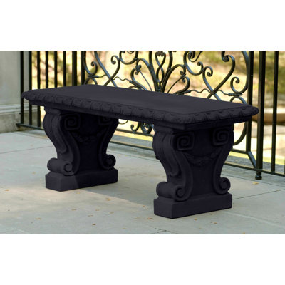 Longwood Cast Stone Garden Bench by Campania International