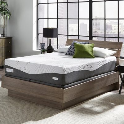 Comforpedic Loft from Beautyrest Medium Gel Memory Foam Mattress and Box Spring by ComforPedic Loft from Beautyrest