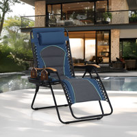 Naihomy Reclining Zero Gravity Chair With Cushion by Arlmont & Co.