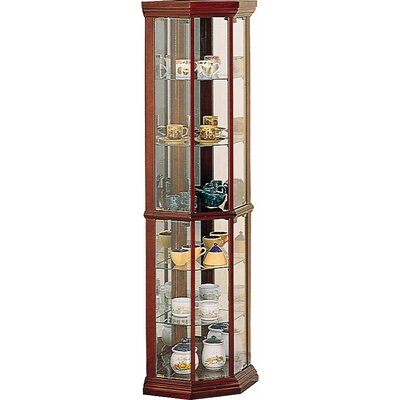Fayelynn City Corner Curio Cabinet