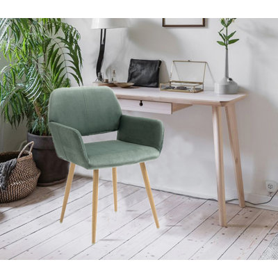 Tussilage Velvet Task Chair by Corrigan Studio
