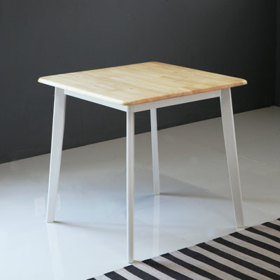 Glaskowski 27.6"L Mid-Century Modern Solidwood Dining Table by Corrigan Studio